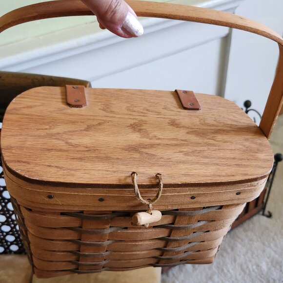 Vintage Small basket handbag Longaberger - Picture 3 of 4